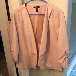 Torrid baby pink blazer